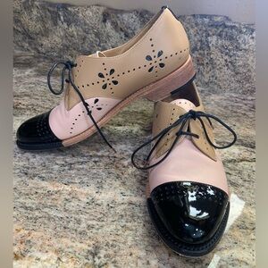 The Office of Angela Scott Mr Ava Neapolitan Leather Derby Oxfords